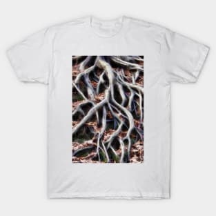 Meandering tree roots T-Shirt